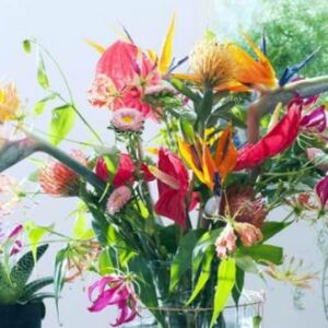 BOUQUET DE FLEURS EXOTIQUES